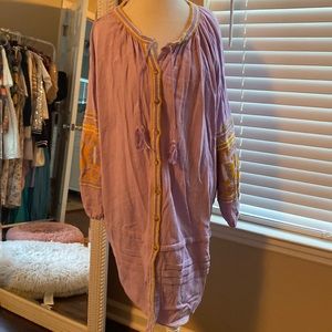 Free people purple boho dress